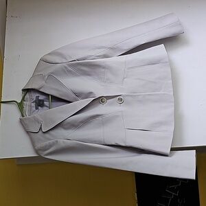 Ann Taylor Petites Gray Blazer